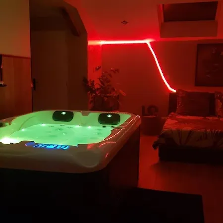 Bulles Etoilees Appartement Avec Jacuzzi Prive Montrevel-en-Bresse Exterior foto
